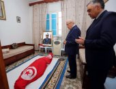 بالفيديو والصور.. السبسى يودع شهيد الإرهاب فى تونس