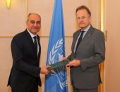 مندوب مصر بالأمم المتحدة يقدم أوراق اعتماده بالمقر الأوروبى للمنظمة الدولية