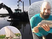 بالصور .. "بشرة خير".. صيادو بحيرة المنزلة يجنون ثمار أعمال التطهير ويصطادون "الشماش" لأول مرة.. مطالب بتكريك باقى البحيرة وتأمينها بالكامل.. ومحافظ الدقهلية: التطهير سيكلف مليارات