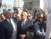 وزير التنمية المحلية يفتتح أعمال تطوير ميدان الأربعين بالسويس