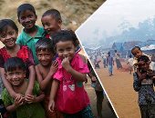 ضحكة أطفال الروهينجا تقهر أسلحة حكومة ميانمار