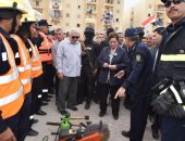 بالصور.. محافظ البحيرة تشهد مناورة جاهزية المعدات لمواجهة السيول