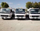 بالصور .. محافظة القليوبية تستلم 3 سيارات كسح لدعم منظومة النظافة