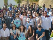 بالفيديو والصور.. وزيرة الهجرة تلتقى شباب المصريين بالخارج بمنتدى شباب العالم