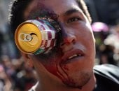 بالصور.. احتفالات مرعبة لمخلوقات الـ"زومبى" فى شوارع المكسيك