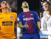 الأرقام تكشف.. النحس يضرب 3 هدافين فى الدوري الإسباني