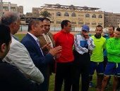 المحافظ يلتقى فريق كفر الشيخ قبيل لقاء دجلة بـ"كأس مصر"