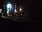 بالصور.. شوارع قرية مشيرف بالمنوفية بلا إضاءة ليلا