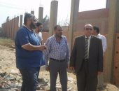 وكيل إسكان المنوفية يتفقد إنشاء وحدة تراخيص مرور قويسنا