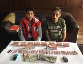 حبس عاطلين ضبط بحوزتهما 1270 قرص ترامادول بالخانكة