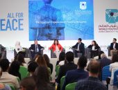 غادة والى بمنتدى شباب العالم: موقف مصر ثابت من عدم إقامة معسكرات للاجئين.. تؤكد: نستوعبهم دون حواجز ويتركزون فى القاهرة والجيزة و6 أكتوبر.. وزيرة التضامن: لدينا 40 ألف طالب سورى فى المدارس و14 ألفا بالجامعات