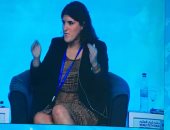 بلجيكية بمنتدى شباب العالم: يجب تدريب الأطفال.. وساويرس: الناس طموحها الوظيفة