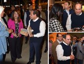  الرئيس السيسى يتفقد معرض الحرف اليدوية  بشرم الشيخ