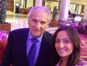 بشرى تنشر صورا مع مانويل جوزيه ومجموعة شباب بمنتدى شباب العالم