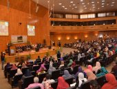 محافظ أسيوط  ورئيس الجامعة يشهدان افتتاح المؤتمر الطبي التكاملي السادس 