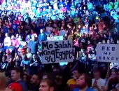 بالصور.. شعبية محمد صلاح تصل لحلبات المصارعة الحرة