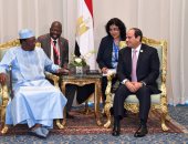 بالصور.. السيسي يستقبل نظيره التشادى فى شرم الشيخ.. و"ديبى" يشيد بمنتدى شباب العالم 