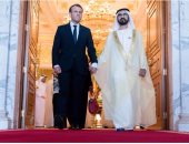 محمد بن راشد ينشر صور مع ماكرون ويعلق: فرنسا شريكنا الثقافى والحضارى