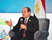 بالصور.. الرئيس السيسى يعلن عن إطلاق قناة تليفزيونية إخبارية كبرى قريبا