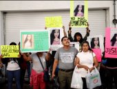 بالصور.. احتجاجات فى المكسيك لإدانة العنف والقتل ضد النساء