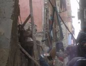 "صحة الإسكندرية" : وفاة شاب فى انهيار عقار كرموز 