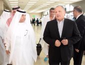 بالصور.. أبو ريدة يلتقى بعثة المنتخب الوطنى فى السعودية