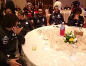 صور.. حفل تكريم لاعبى المنتخب الوطنى بالسعودية