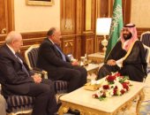 وزير الخارجية ينقل رسالة الرئيس السيسى لخادم الحرمين الشريفين الملك سلمان