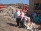 رئيس مدينة المحله يتفقد مصنع تدوير القمامه بعد التوسعه الاخيره 