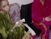 "بسمة وسالى" فتاتان بالإسكندرية قعيدتان منذ 15 عاما بسبب مرض ضمور العضلات