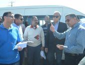 محافظ قنا يتفقد الموقع المخصص لمحطة الغاز الطبيعى بمدينة الوقف