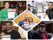 صور.. نجوم الفن والإعلام والرياضة والمجتمع يوقعون على استمارة حملة "علشان تبنيها" لمطالبة الرئيس بالترشح لفترة ثانية.. لبلبة وسوسن بدر وسميرة أحمد وحسن يوسف وحسام حسن وباسم مرسى و220 نائبا يدعمون ترشح السيسي