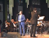 صور.. على الحجار يختتم فعاليات مهرجان الموسيقى بأوبرا دمنهور