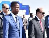 صور.. تفاصيل زيارة رئيس جمهورية زامبيا لقناة السويس والمزارع السمكية