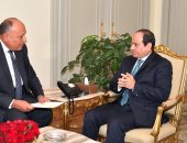 السيسى يجتمع بوزير الخارجية ويؤكد موقف مصر الثابت لصيانة التضامن العربى