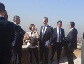 صور.. رئيس مجلس النواب المجرى وزوجته فى زيارة لقلعة صلاح الدين