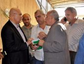 سمير حلبية يتفقد استعدادات المصرى لعقد جمعيته العمومية