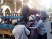 إزالة 265 حالة تعد وإشغال طريق فى حملة لشرطة المرافق بالجيزة