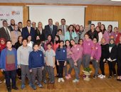 وفد أمريكى يزور مستشفى سرطان الأطفال بجامعة المنصورة