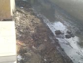 شكوى من غرق شوارع قرية الوزارية بكفر الشيخ بمياه الصرف الصحى