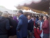 صور.. إقبال كثيف من أعضاء المنيا قبل ساعتين من غلق باب التصويت