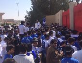 شاهد.. جماهير الهلال تتوافد على ملعب نهائى آسيا قبل انطلاقه بـ7 ساعات