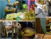 حلاوة زمان عروسة وحصان.. من السكر للتزيين مراحل تصنيع حلوى المولد