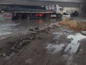 مياه المجارى تطفح فى كفر طهرمس بفيصل والسكان يستغيثون بمحافظ الجيزة