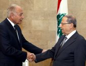 صور.. الرئيس اللبنانى يستقبل الأمين العام لجامعة الدول العربية فى بيروت