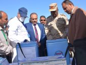 صور .. التضامن بالوادى الجديد يدشن معسكرا استعدادا لإيواء منكوبى السيول