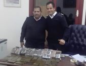 مرور جنوب سيناء يضبط 39 لفافة حشيش داخل سيارة نقل