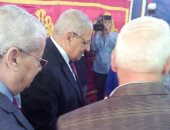 صور.. إبراهيم محلب يدلى بصوته فى انتخابات المقاولون