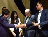 على بدرخان وأشرف العشماوى يناقشان طلاب اللغة والإعلام بالأكاديمية العربية