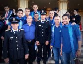 طلاب جامعة بنها يزورون كلية الشرطة ضمن وفد طلاب الجامعات 